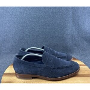 Cole Haan Grand Os Blue Suede Loafers Casual Shoes Size 11 C25081